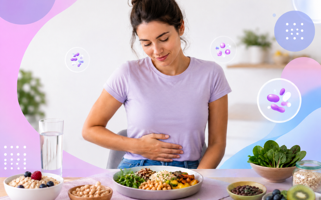 La conexión entre tu digestión lenta y tu microbiota