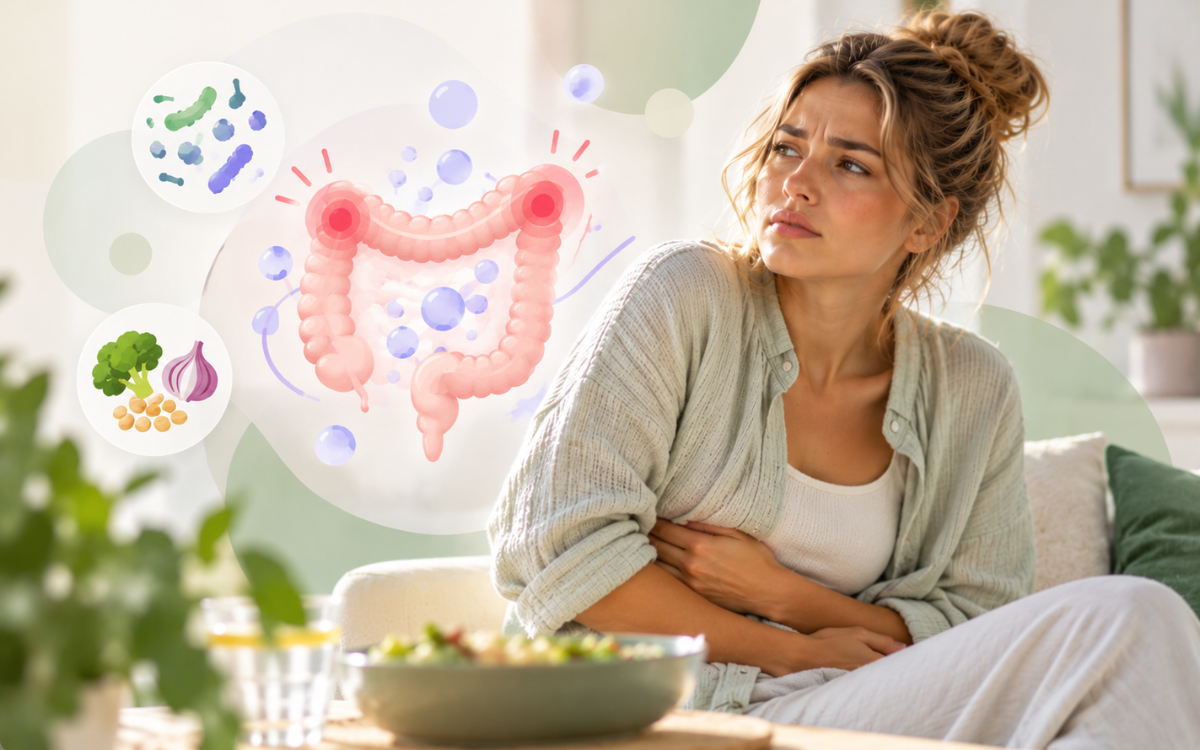 Punzadas bajo las costillas: por qué se atascan los gases y el papel de tu microbiota