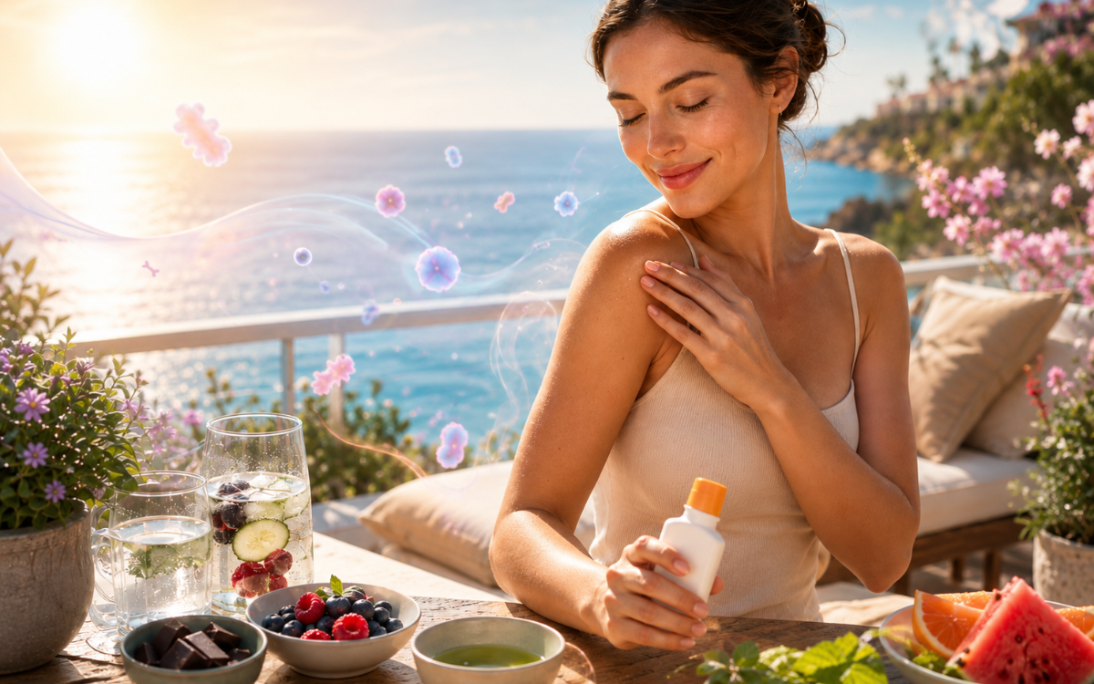Piel radiante en verano: Por qué tu protector solar necesita la ayuda de tus bacterias